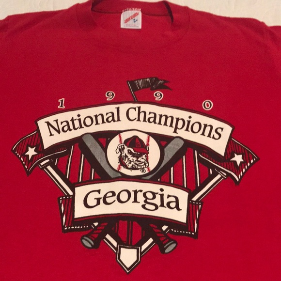 Jerzees Other - Vintage ⚾️1990 Georgia National Champions T-Shirt